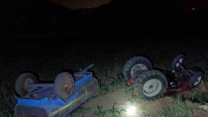 Devrilen traktörün altında kalan Kadir Siner öldü