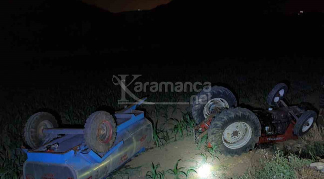 Devrilen traktörün altında kalan Kadir Siner öldü