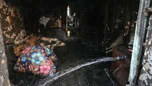 Ev sahibine kızan öfkeli kiracı evi ateşe verdi