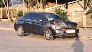 Karaman'da otomobiller çarpıştı: 1 yaralı