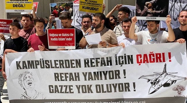 Köklü Değişim'den KMÜ'de basın açıklaması