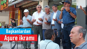 Karaman Esnaf Odaları Birliği'nden aşure ikramı