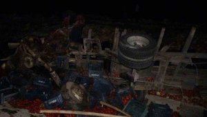 Erdemli-Ayrancı yolundaki kazada 1 ölü, 1 yaralı