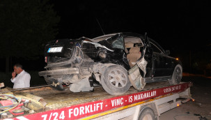 Karaman'da otomobiller çarpıştı: 5 yaralı