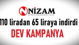Nizam, fiyatı 110 liradan 65 liraya indirdi!