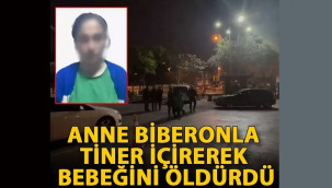 Anne biberonla tiner içirerek bebeğini öldürdü