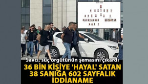 Savcı, suç örgütünün şemasını çıkardı