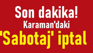 Barış Atay'ın 'Sabotaj' oyunu Karaman'da sahneye çıkamıyor