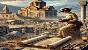 Binbir Kilise'den geçen gizemli kadın