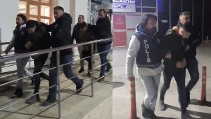 Girdikleri evden altın madalya çalan şahıslar yakalandı
