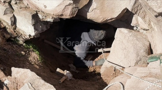 Hazine meraklısı 8 kişiyi iple kuyudan çıkardılar