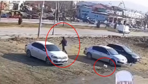 Sayaç okumaya gelen görevliyi horoz kovaladı