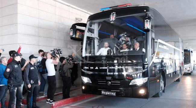 Beşiktaş kafilesi Konya'da