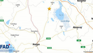 Kulu'da 4.2 büyüklüğünde deprem