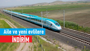 Tren seferlerinde ailelere ve yeni evlilere özel indirim