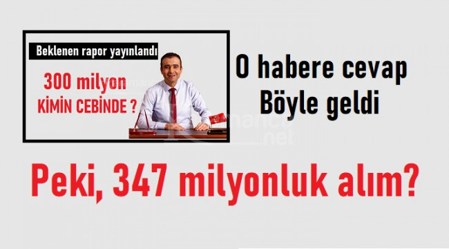 347 milyon TL'lik alım hangi ürünler ve hizmetler için yapıldı?
