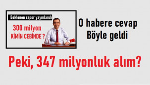 347 milyon TL'lik alım hangi ürünler ve hizmetler için yapıldı?