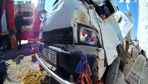 İstinat duvarına çarpan kamyonette Ali Arı öldü