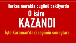 Karaman DKKYB seçiminde kazanan belli oldu