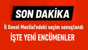 Karaman İl Genel Meclisi Encümen seçimi sonuçlandı