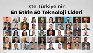 Türkiye'nin 'En Etkin 50 Teknoloji Lideri' belli oldu