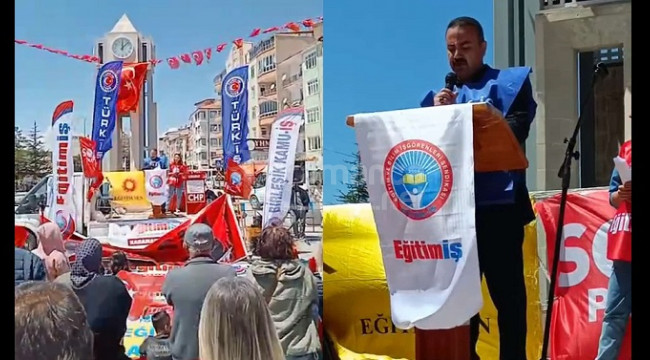 Başkan Soyfidan: ''Emeğin gücüyle alanlardayız''