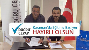 Doğru Cevap Karaman'da Eğitime Başlıyor
