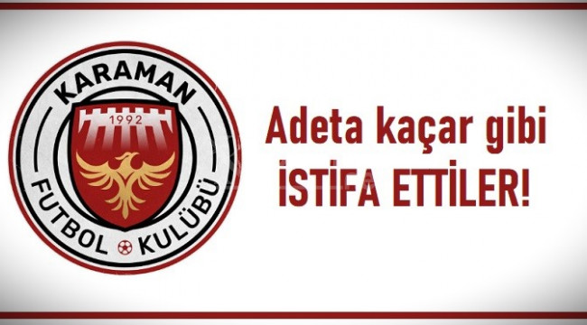 İstifalarını noter üzerinden gönderdiler