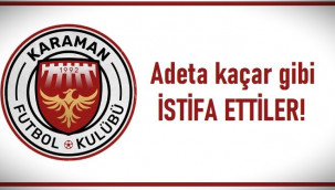 İstifalarını noter üzerinden gönderdiler