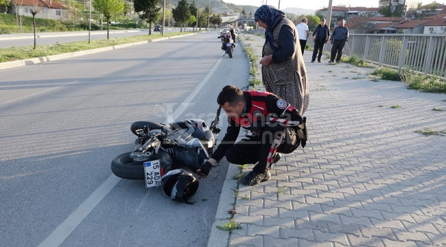 Motosikletteki üniversite öğrencisinin bacağı koptu