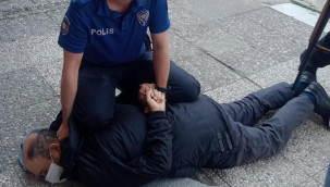 Banka şubesine tüfekle giren şüpheli adliyede