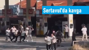 Sertavul'da sopalı kavga