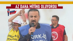 Karaman'da kamu işçileri adeta gövde gösterisi yaptı
