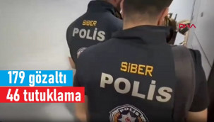 Karaman dahil 17 ildeki operasyonlarda 179 gözaltı, 46 tutuklama