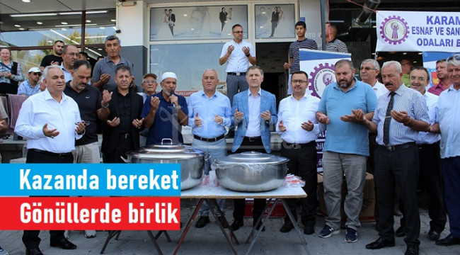 Esnafın kazanında bereket, gönlünde birlik var