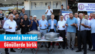 Esnafın kazanında bereket, gönlünde birlik var