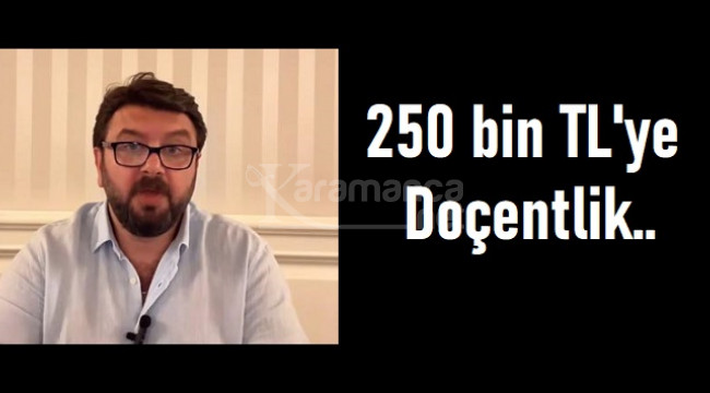 Sahte e-imza iddianamesinde 250 bin TL'ye doçentlik vaadi