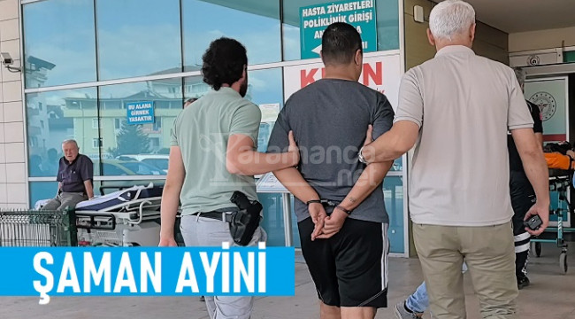 Şaman ayini için yaptıklarından sonra gözaltına alındı