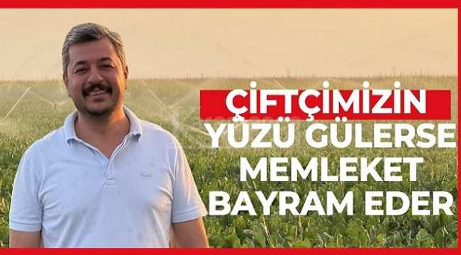 Yunus Çelik'ten şeker pancarı fiyatı çağrısı