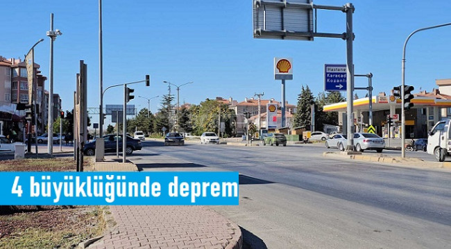 Kulu'da 4 büyüklüğünde deprem