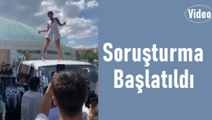 Minibüs üzerindeki dans gösterisine soruşturma