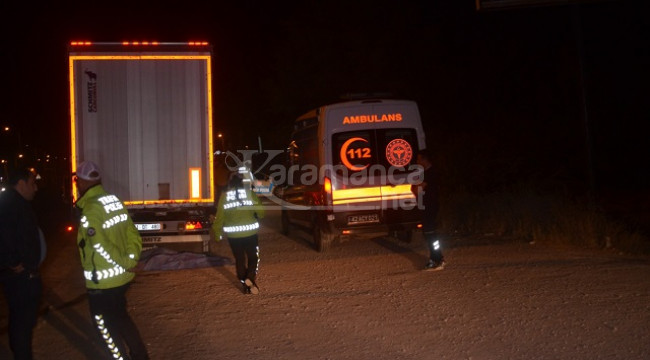 TIR'ın çarptığı Eren Özcan, hayatını kaybetti