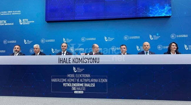 5G ihalesi için teklifler verildi