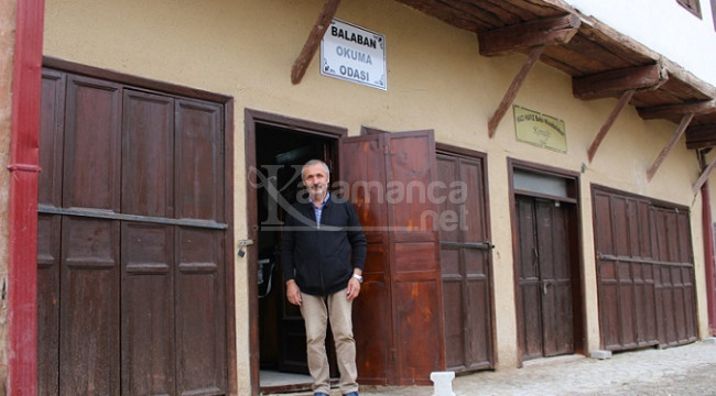 Dedesinden kalan 90 yıllık konağı, okuma salonu yaptı