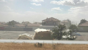 Ereğli'de kum fırtınası etkili oldu