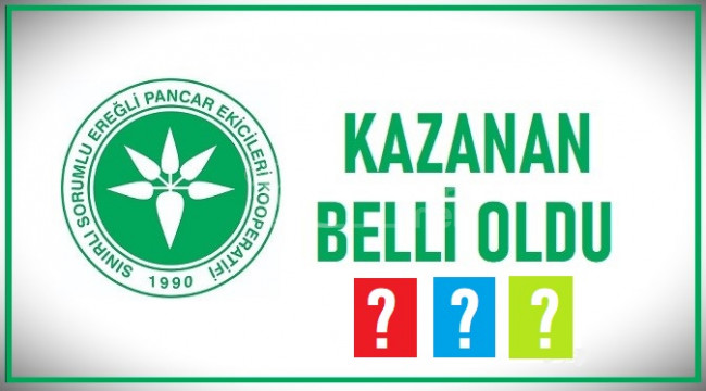 Ereğli Pancar Ekicileri Kooperatifi'nde kazanan belli oldu!