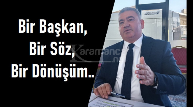 Akçaşehir'de ilklerin başkanından samimi bilanço!