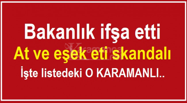 Bakanlık göz açtırmıyor, Karamanlı firma listede