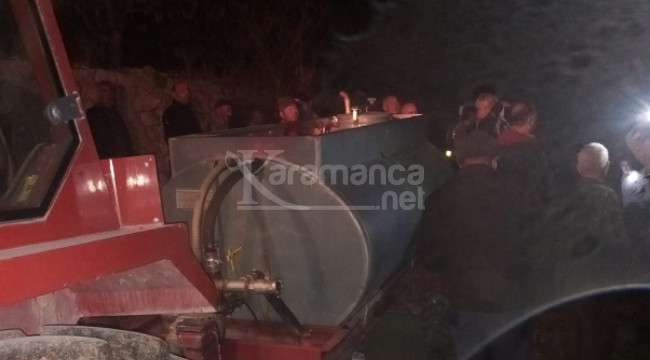 Gece yarısı çıkan yangında köydeki lojman kullanılamaz hale geldi