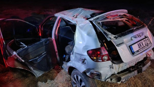 Şarampole devrilen otomobilde Ahmet Şimşek hayatını kaybetti